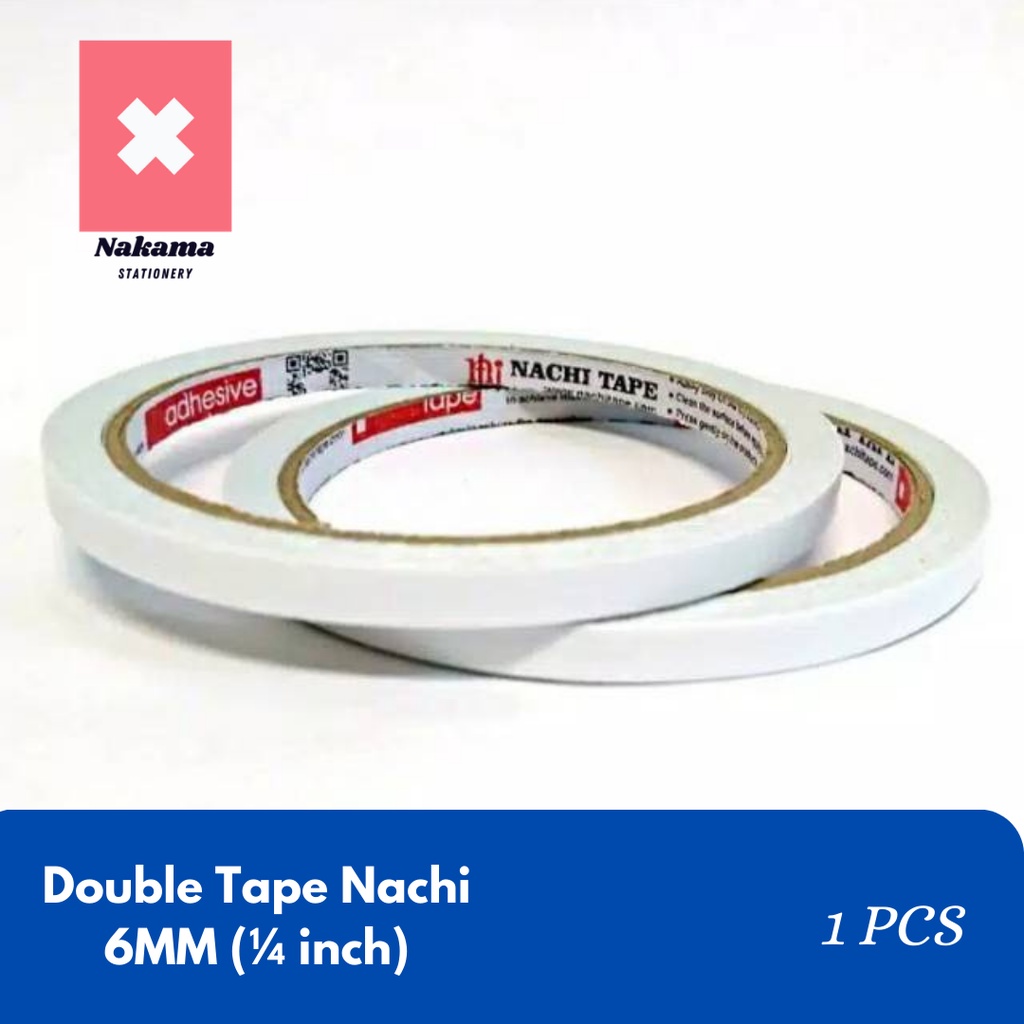 

DOUBLE TAPE NACHI 6 MM ISOLASI BOLAK BALIK 1/4
