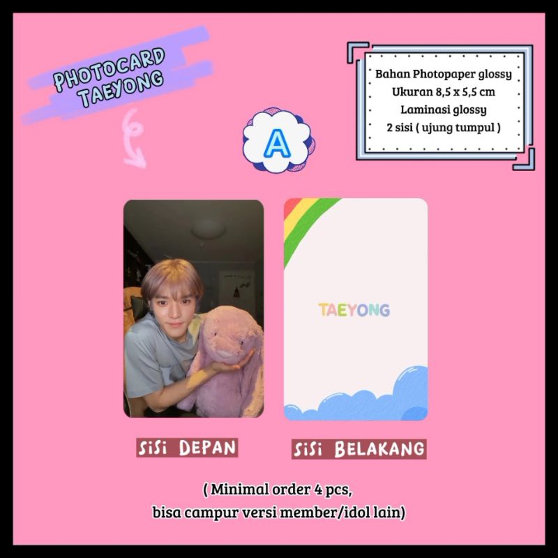 Photocard NCT - Taeyong / Photocard Unofficial / Photocard Taeyong