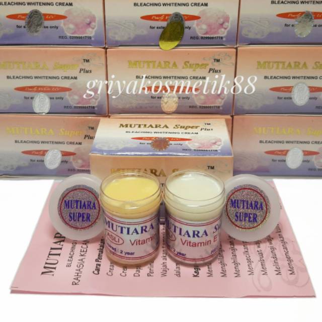 PAKET CREAM MUTIARA SUPER SIANG &amp; MALAM [Box pink]