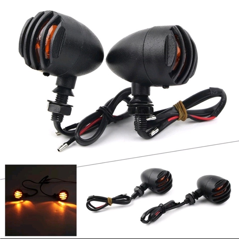 Lampu Sen Acipi grill model classic jeep style lampu sen tralis isi 2 pcs