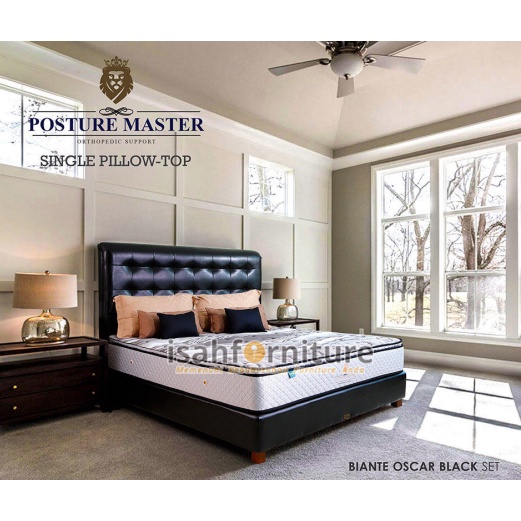 Kasur Springbed Quantum Single Pillowtop FULL SET