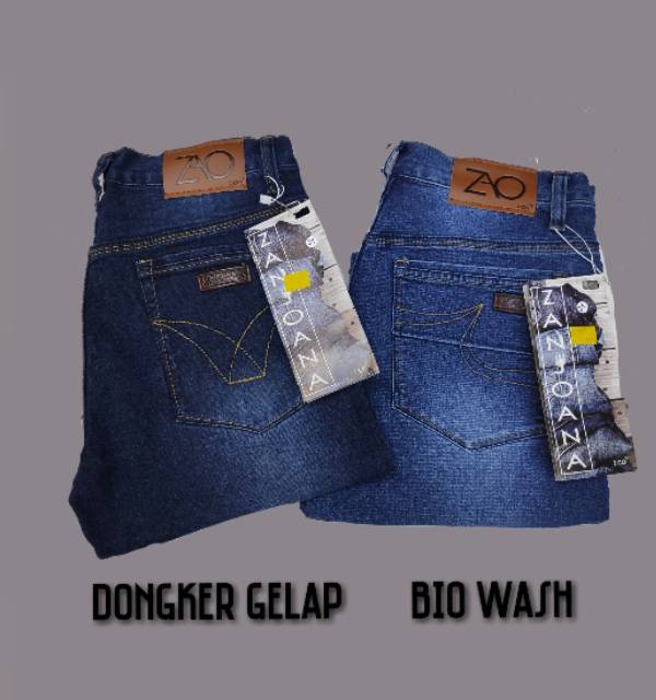 Celana pendek jeans pria bahan melar size 27 - 38