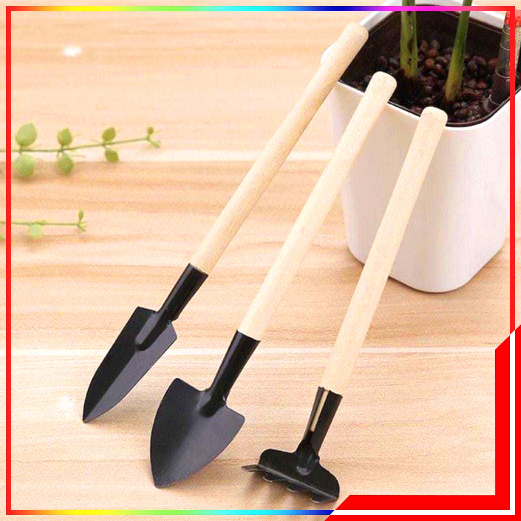 Sekop Mini Set 3in1 / Alat Berkebun Sekop Mini / Garden Tools 3in1 Garpu Mini Sekop Kecil Sekop Lebar Mini Kecil