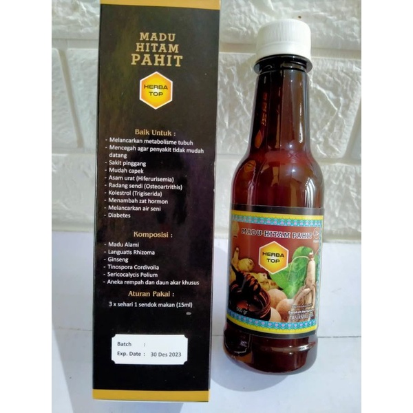 

Madu Hitam Pahit Murni 500gr / 500 Gram Terlaris Berkhasiat