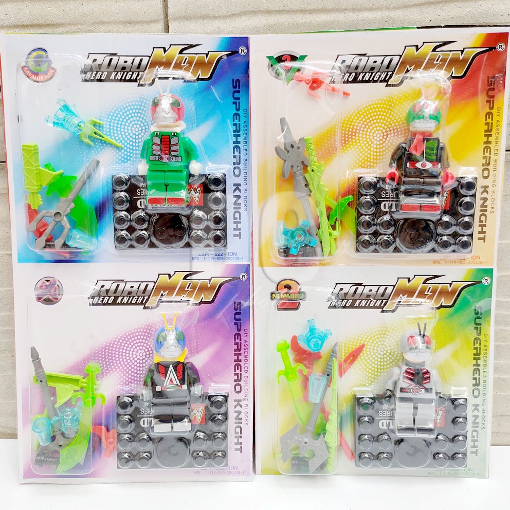 MURAH!!! LEGO ROBOMAN SUPER NINJA HERO SUPERHERO ULTRAMAN KAMEN RIDER