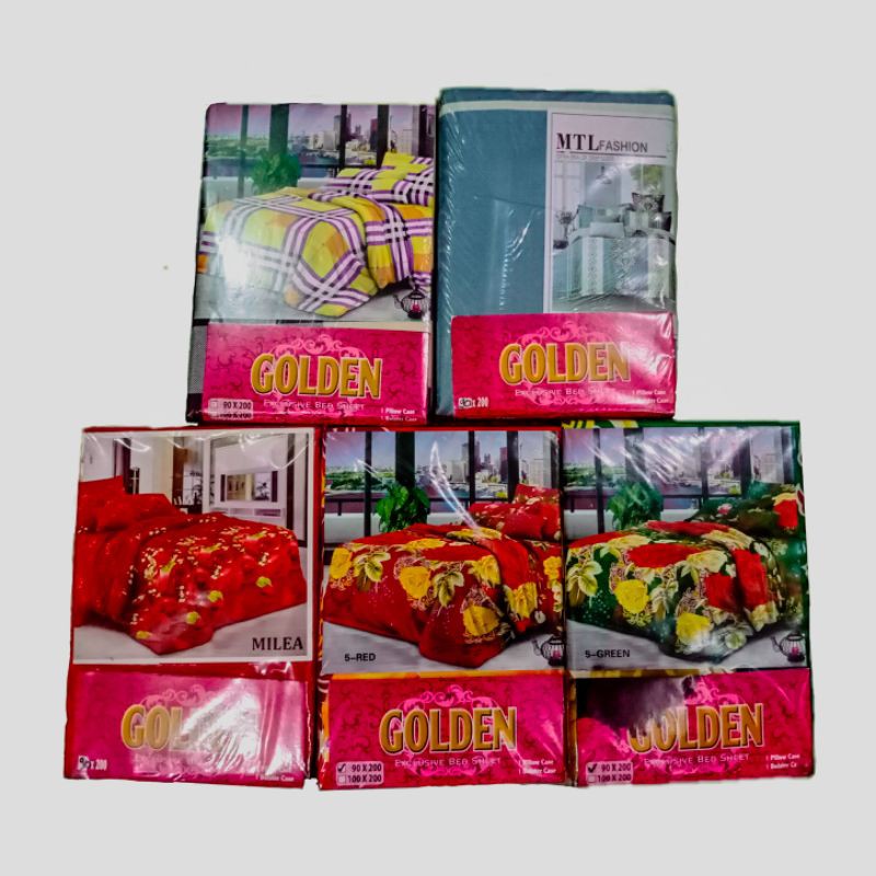 Sprei kasur Golden ukuran lengkap