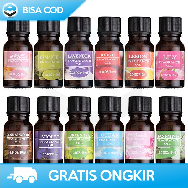 ESSENTIAL OIL AROMATHERAPY HUMIDIFIER FRAGRANCE - MINYAK AROMATERAPI