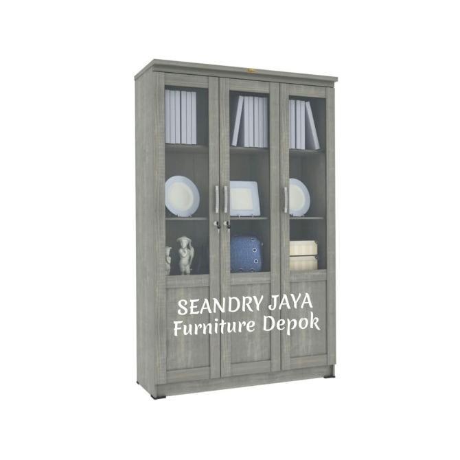Lemari Buku/Rak Buku/Pajangan Minimalis/ Seandry Jaya Furniture Depok