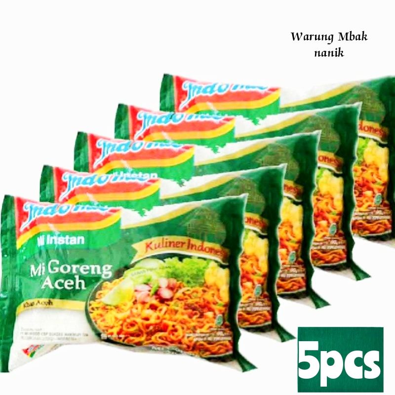 

Indomie mie aceh 5bungkus