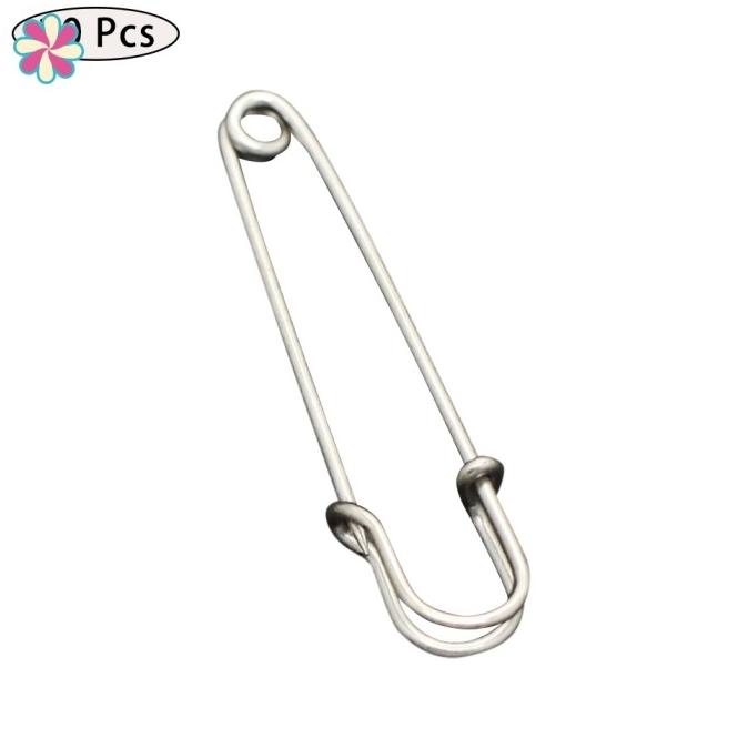

ANDIENMALL.ID 20pcs/set Peniti Metal Besar Tahan Lama Warna Polos Ukuran 10cm