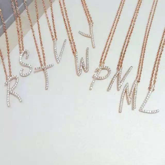 Kalung Carendelano Alphastar Huruf R