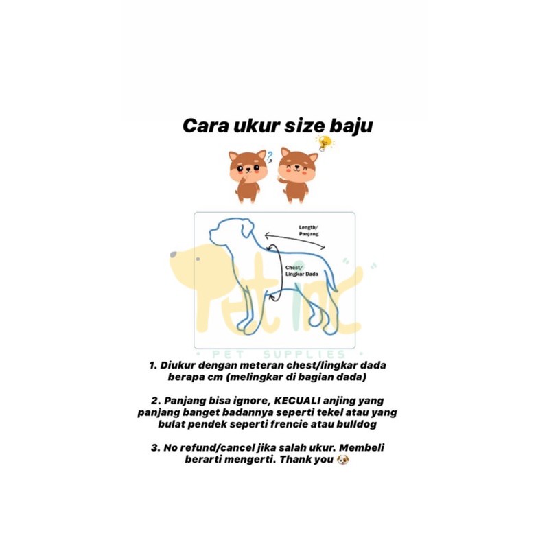 Panduan cara ukur baju (tdk di jual)