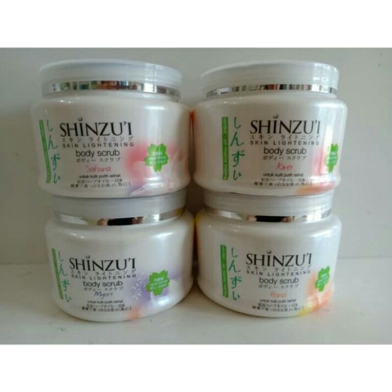 body scrub shinzui ukuran kecil 120gram / lulur shinzui