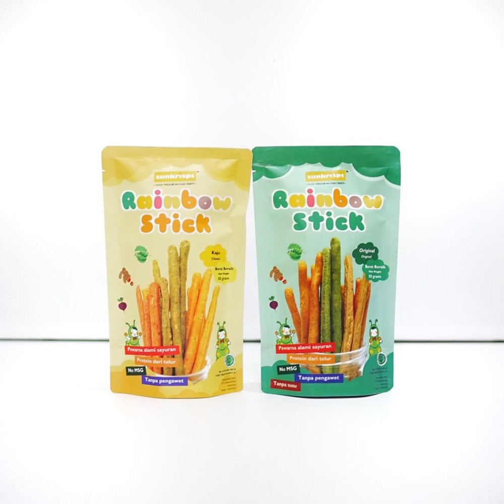 Sunkrisps - Rainbow Stick Snack for Kids