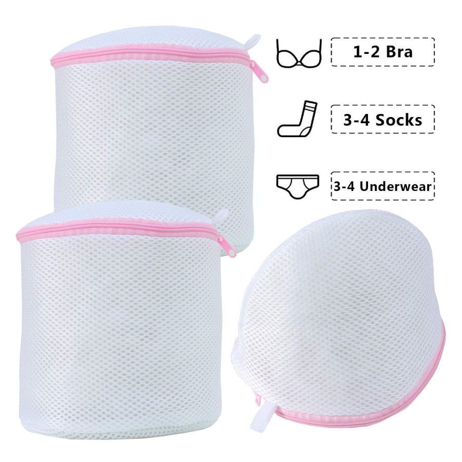 Double layer bra laundry bag POLOS keranjang CD