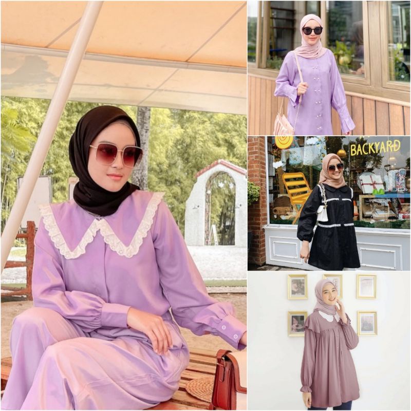 VIVY BLOUSE, KILA BLOUSE & KEIRA BLOUSE BY VANILLA HIJAB