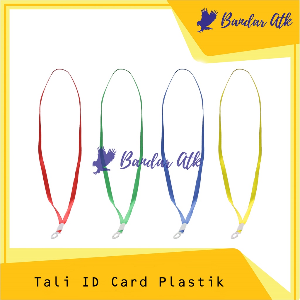 

TALI ID CARD NAME TAG KAIT PLASTIK TALI NAME TAG TALI LANYARD [1 PACK 10 PCS]