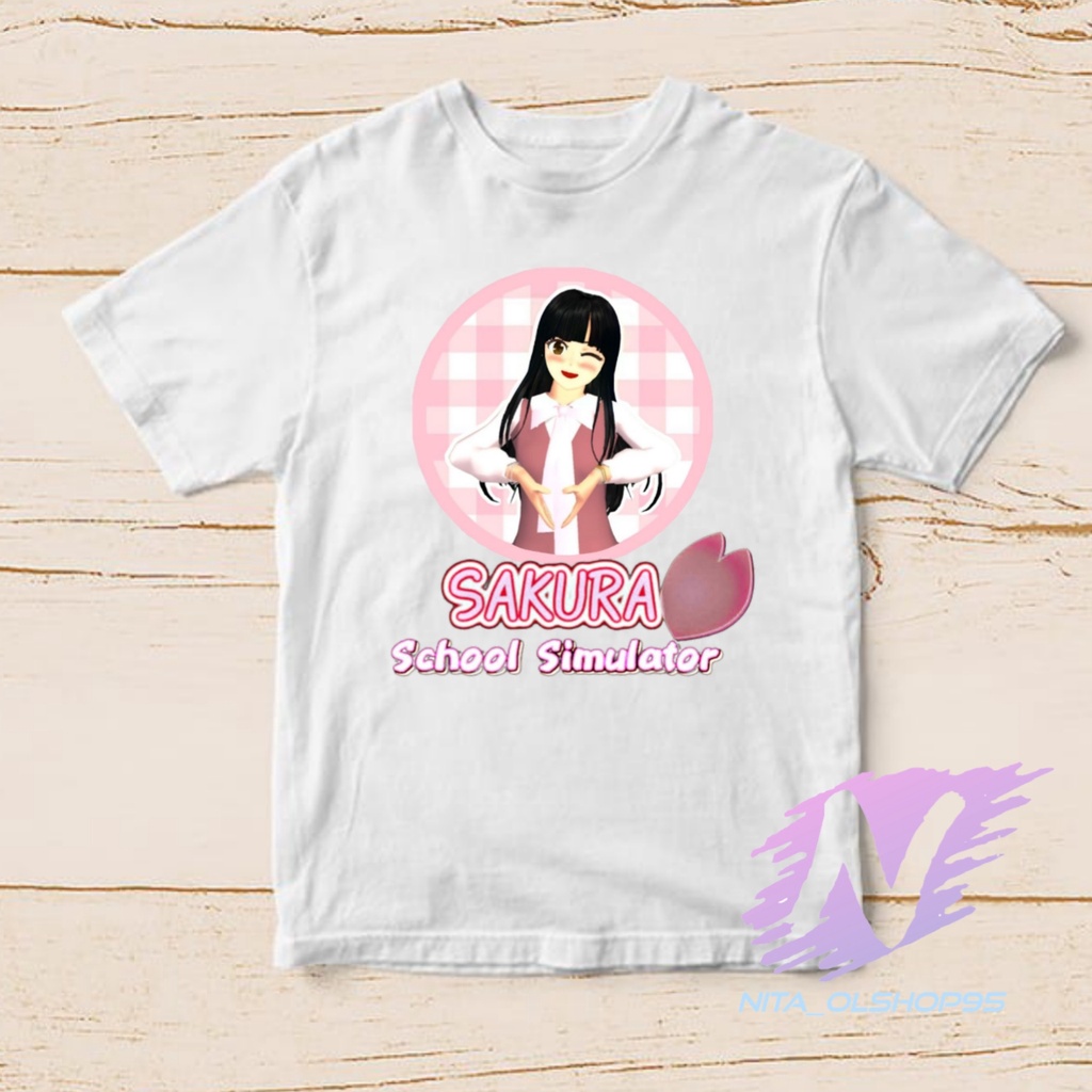 kaos sakura school simulator love kaos anak terlaris