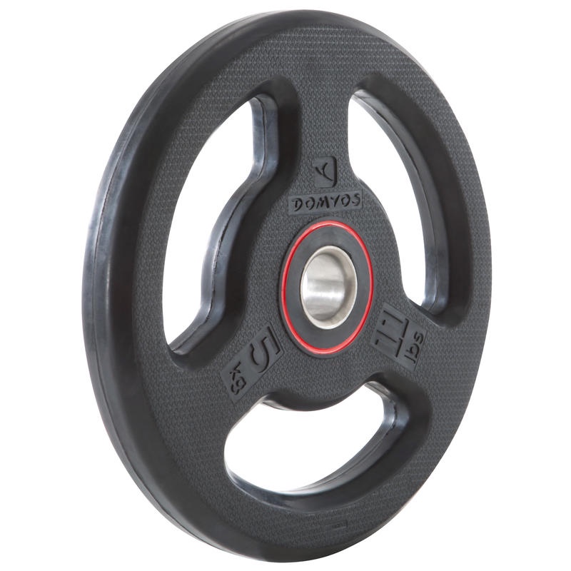 DOMYOS - 3GRIP WEIGHT PLATE BESI KIT 5KG 28MM / PLATE / WEIGHT PLATE