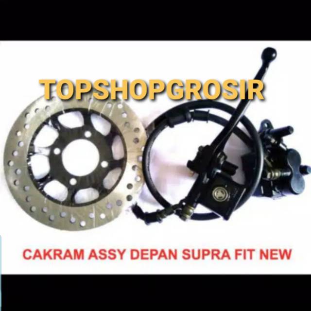 Cakram Assy Depan Rem Disk Assy 1 Set Supra Fit New A Class