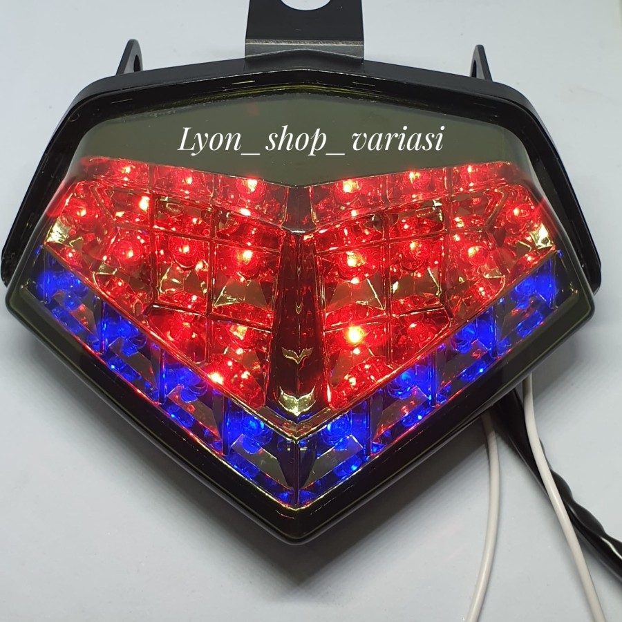 Lampu stop rem belakang vixion new led plus sen led - MF AKSESORIS MOTOR