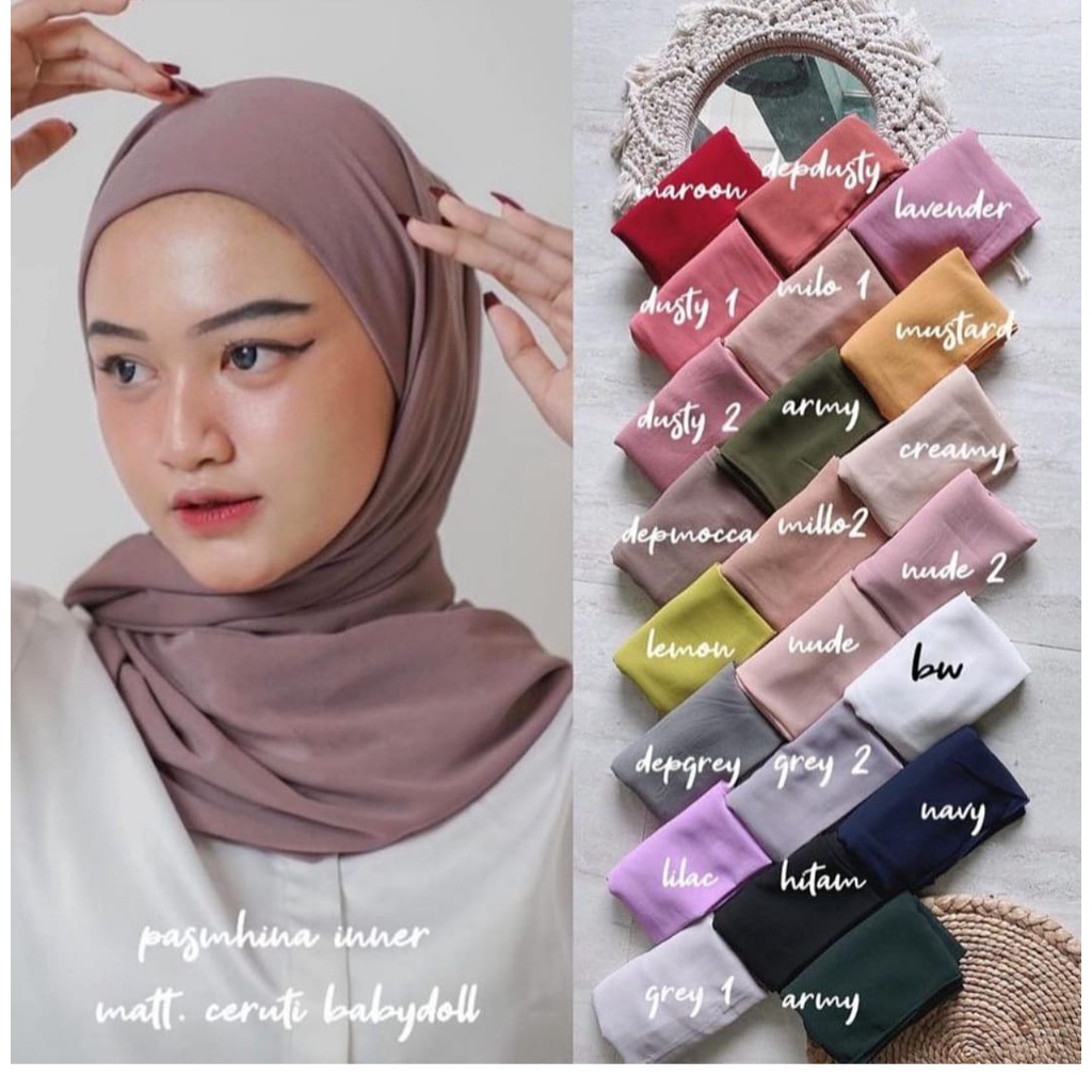 pashmina inner pashmina pastan ciput