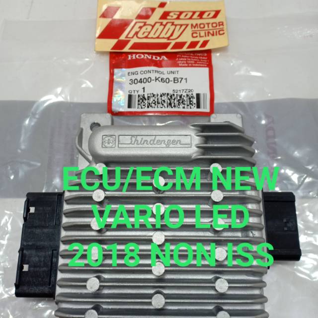 ECU-ECM-CDI HONDA ALL NEW VARIO 125 LED-2018 KE ATAS NON ISS ORIGINAL KODE 30400-K60-B71