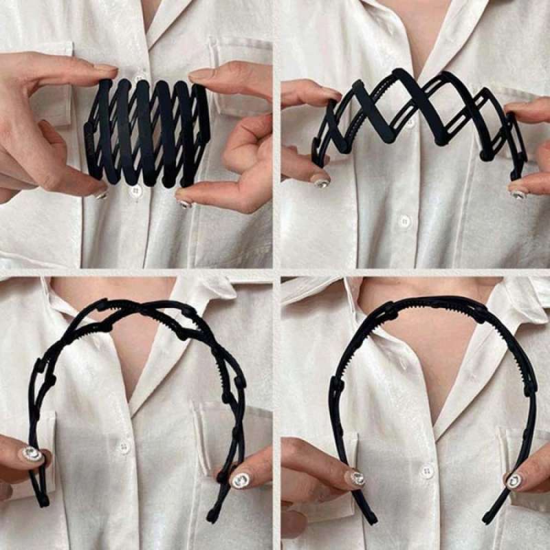 BANDO LIPAT ALA KOREA FOLDED FOLD BANDANA WANITA HEADBAND  FASHION KOREA yang lagi viral kekinian