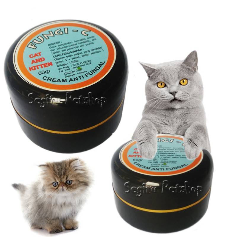 OBAT KUCING SAKIT KORENG JAMUR SCABIES KITTEN FUNGI C SALEP