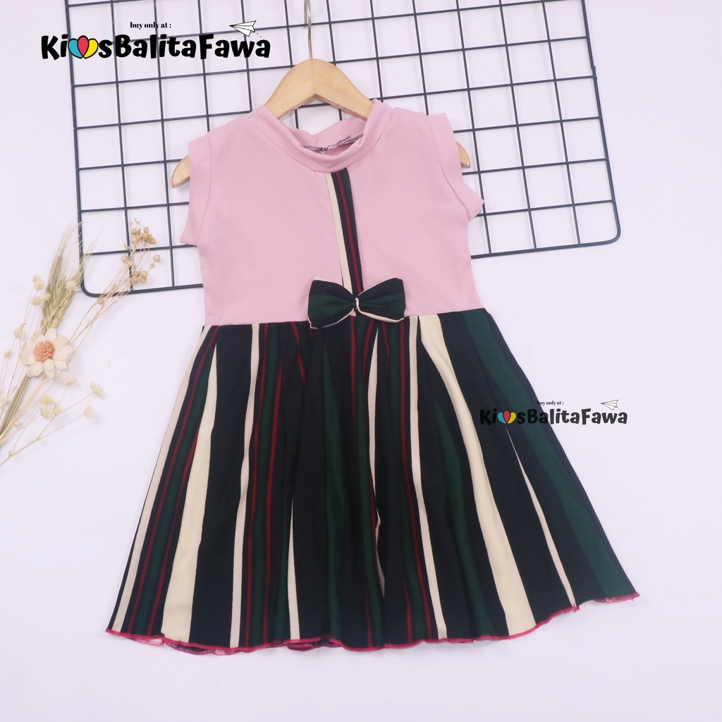 Dress Lala uk 3-4 Tahun TYPE C / Dres Fashion Kids Perempuan Cewek Baju Anak Batik Casual Pesta Gaun