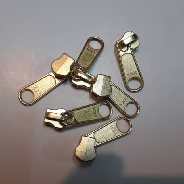 KEPALA YKK NO5 GIGI BESI MODEL BULAT EMAS