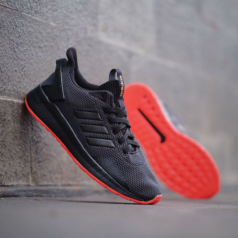 SALE ADIDAS QUESTAR RIDE PRIA (100% ORIGINAL) SEPATU SNEAKER GYM SPORT LARI OLAHRAGA CASUAL SANTAI S