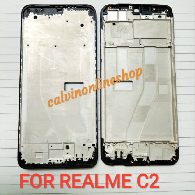 Frame Bezel REALME C2 Tulang Tengah Tatakan LCD ORIGINAL
