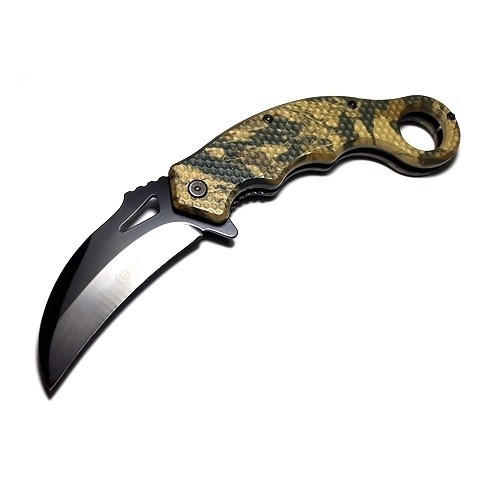 PISAU LIPAT KERAMBIT SUPER KNIFE CAMO CAMOUFLAGE