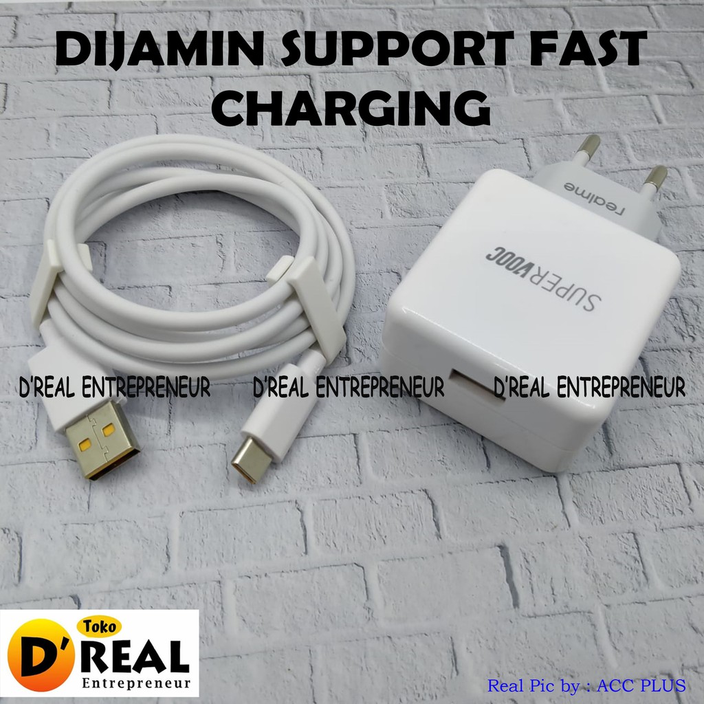 Realme Type C Charger Original VOOC Fast Charging