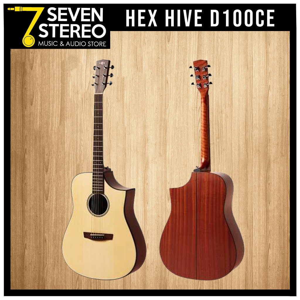 Hex Hive D100 CEM Electric Acoustic Guitar