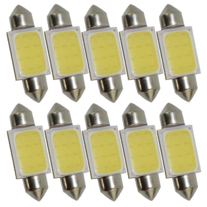 Cuci Gudang Lampu Interior Mobil LED COB Dome Light c5w BA9S 1 PCS - 31mm