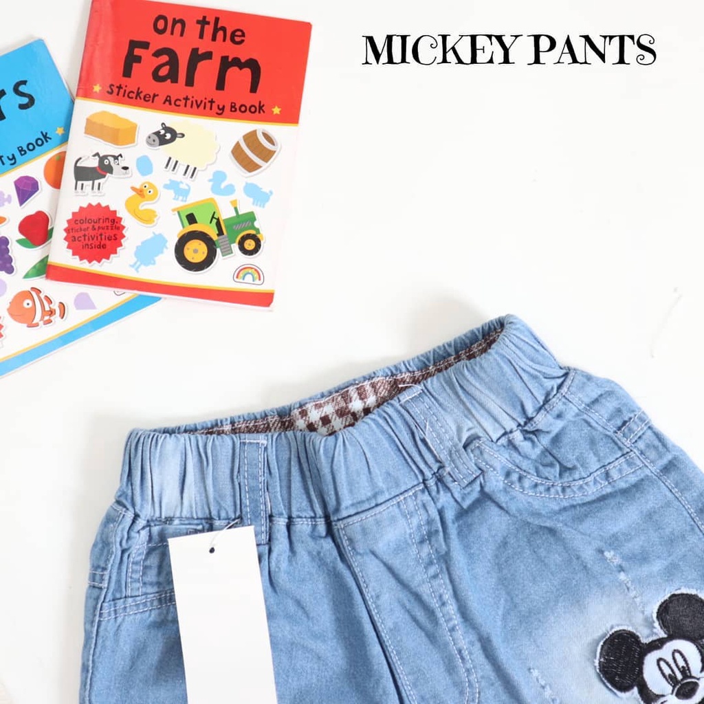 HOTPANTS MIKEY CELANA PENDEK JEANS ANAK 1-3 Th Celana Pendek Anak