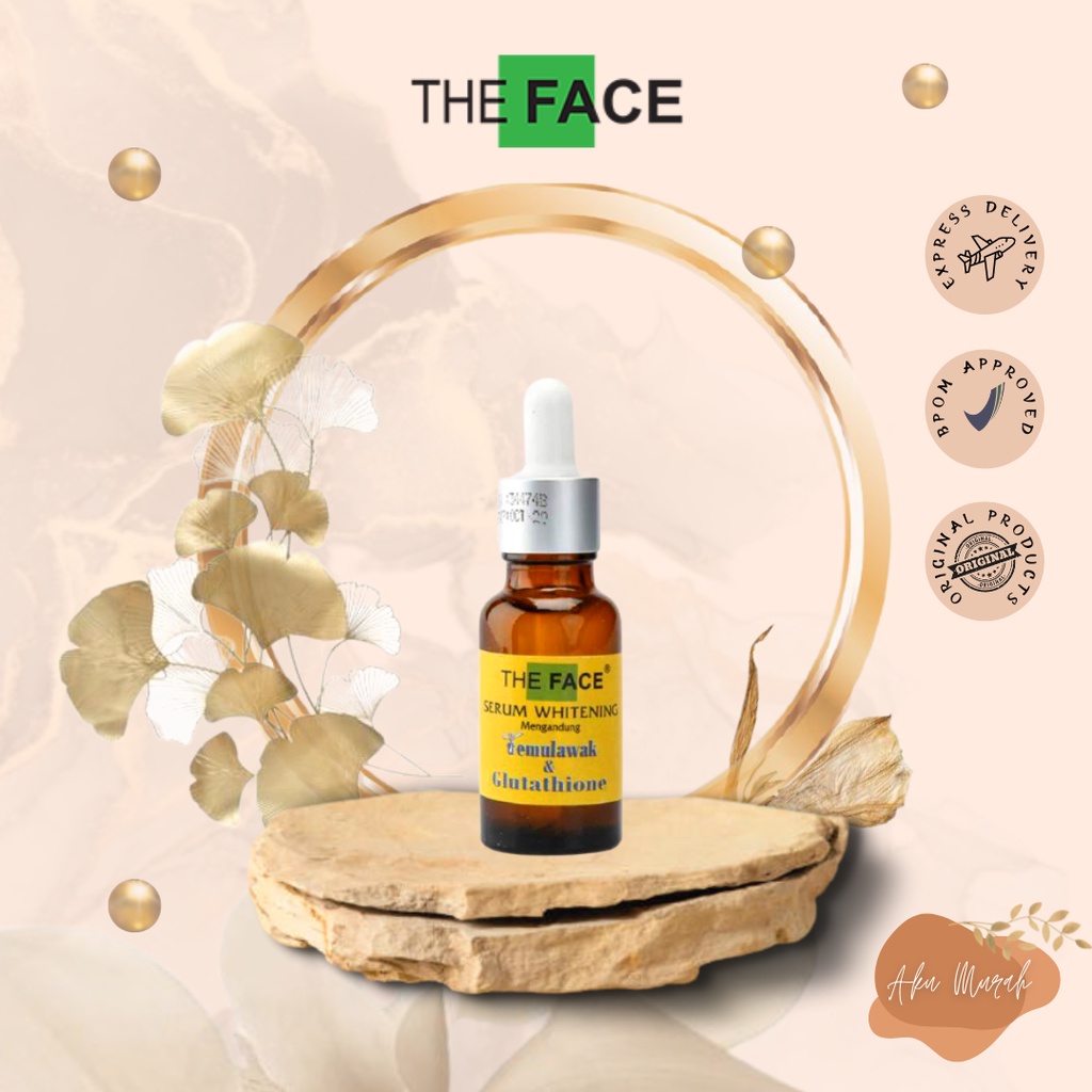 ✨ AKU MURAH ✨[THE FACE] Serum Wajah Whitening Temulawak The Face