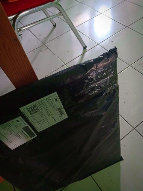 Storage Box Motif Polkadot Rangka Baja Double Zipper Bahan Oxford Tebal Lemari Baju Serbaguna