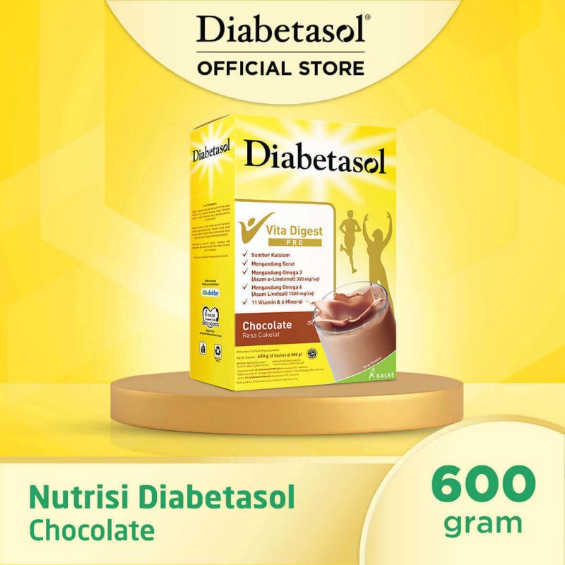 

Diabetasol chocolate 570Gram