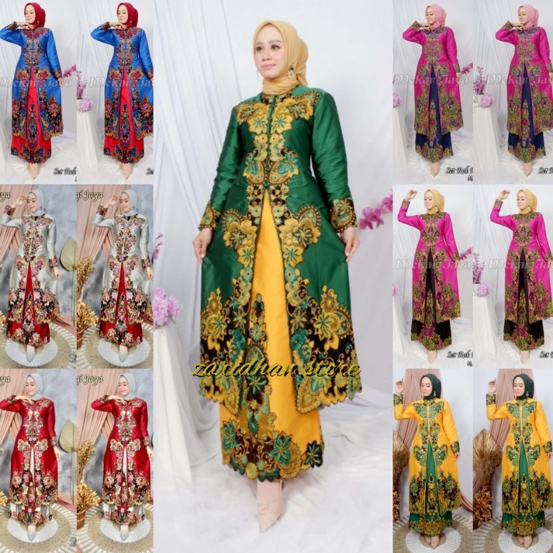 MEJ// SET KEBAYA KIPAS SAPU JAGAT TAFFETA - DRESS PESTA KONDANGAN TERBARU - BAJU KEBAYA MODERN MUSLI