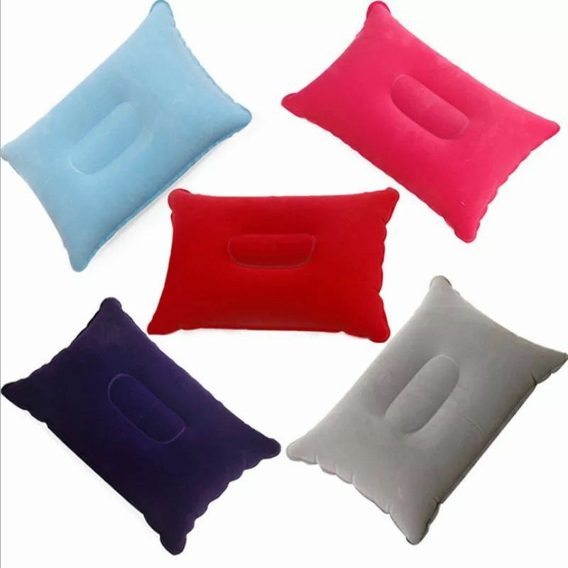 Bantal Multi Fungsi / Bantal Tiup / Bantal Leher / Bantal Angin White_Cell