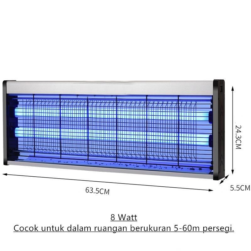 Insect Killer Perangkap Nyamuk Lalat Lampu UV 6 watt 8 watt