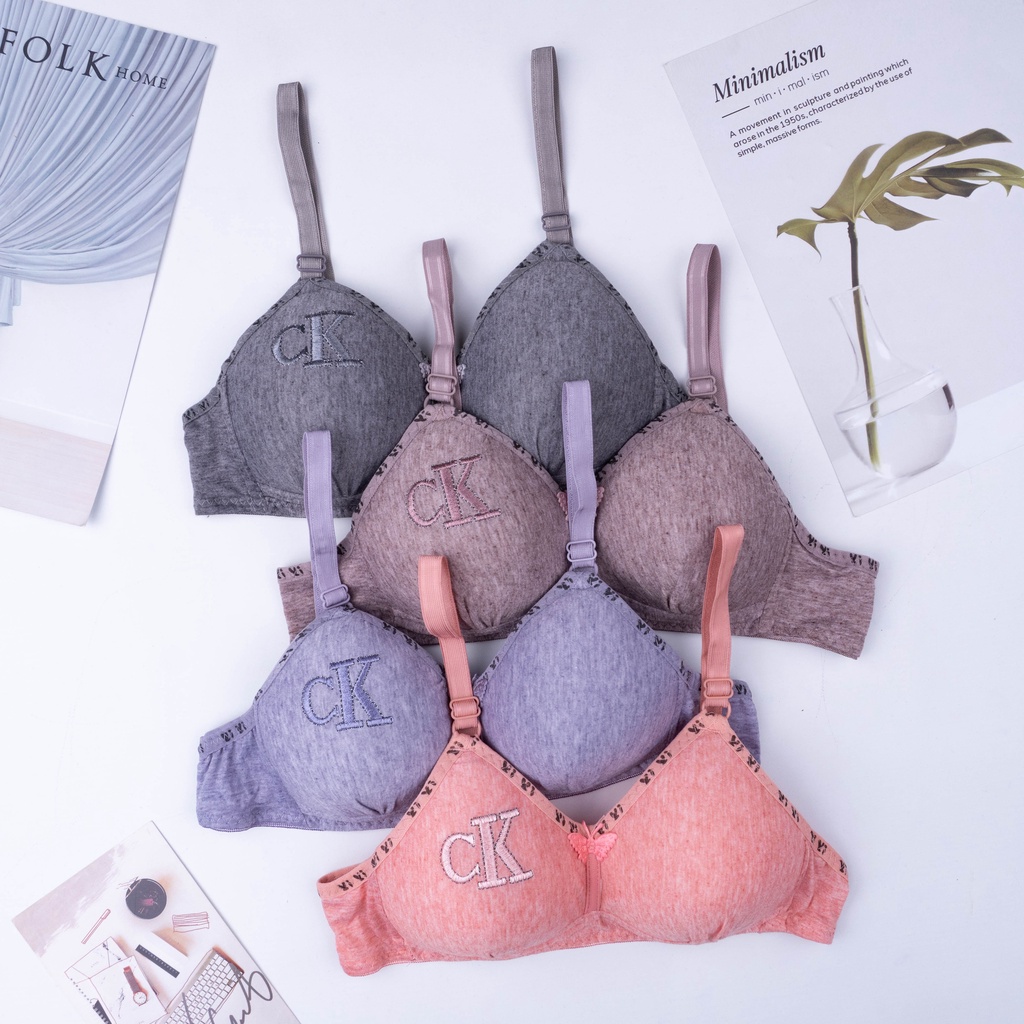 YIYI Bra Fashion Wanita Bra Wanita Murah BH Busa Tipis  Push Up Bra REAL PIC-YIYI BORDIR 751