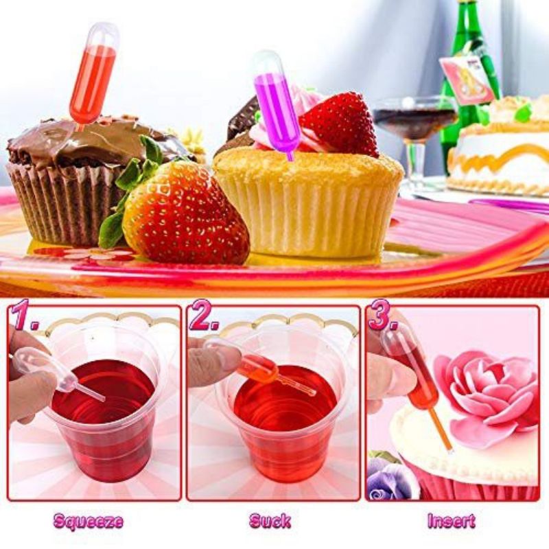 pipet dekorasi makanan isi 10 pcs