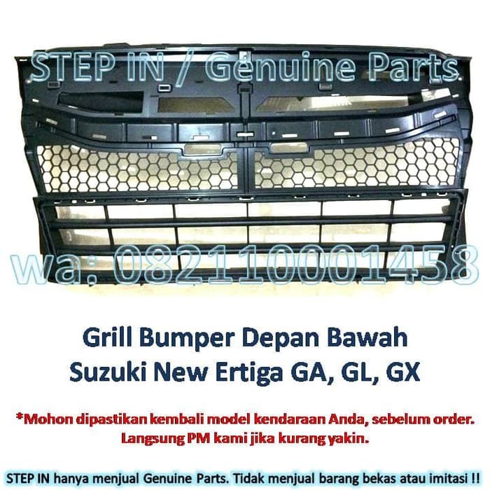 Grille Bumper Lower Suzuki New Ertiga Ga Gl Gx 2015 2016 2017 Kisi Bemper Depan Bawah Grill Ram Baru