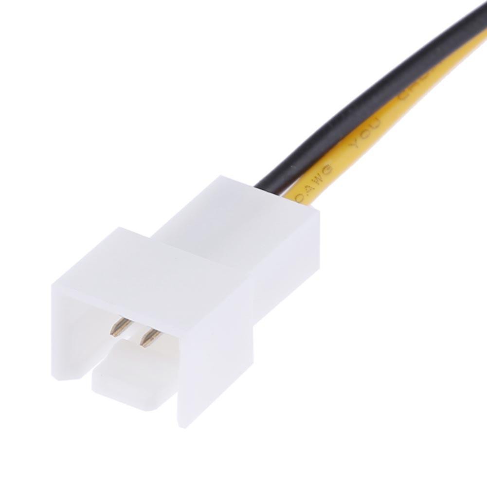 1pcs 4-Pin PC CPU Fan Power Cables Molex to 3-Pin Power Supply Adapter Connector Fan Adapter Cable