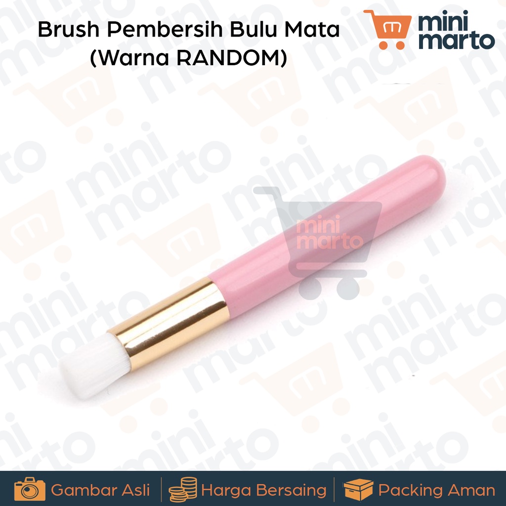 Brush Pembersih Bulu Mata Eyelash Extension dan Alis Sikat Bubble Cleanser for Eyebrow - Minimarto