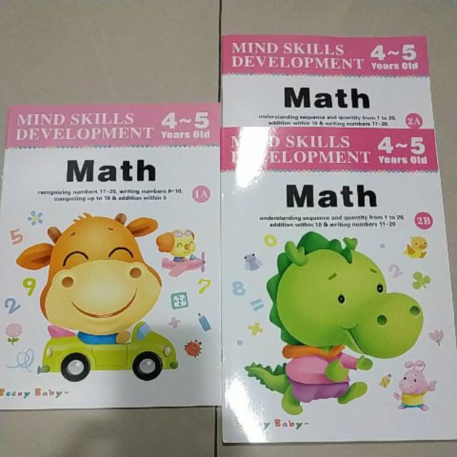 mind skills development math 4-5 yo